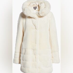 Gallery Hooded Faux Fur Jacket